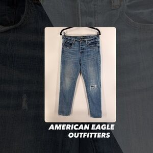 EUC American Eagle Outfitters Boy Jean Stretch Jeans